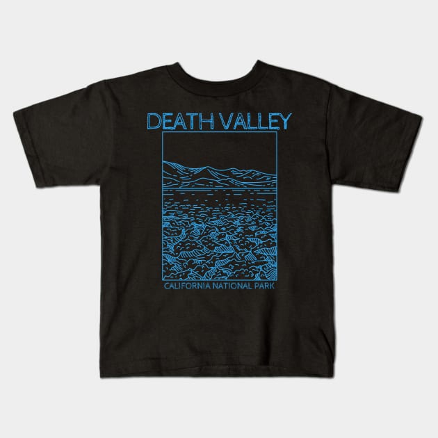 Death Valley National Park Kids T-Shirt by Souls.Print